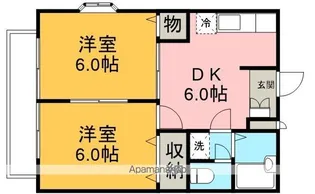 エクセレントプラザ【2階】の間取り