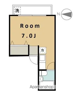 ハイム森【1階】の間取り