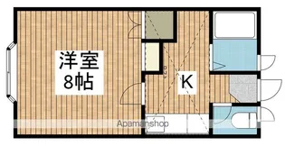 パルシェ万代【1階】の間取り
