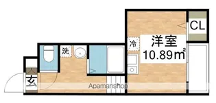 リック城南【1階】の間取り