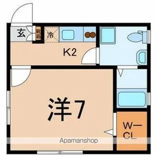 パルーム【1階】の間取り