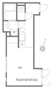 エクサム初台【4階】の間取り