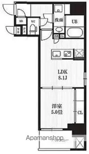 PEAKS神田【4階】の間取り