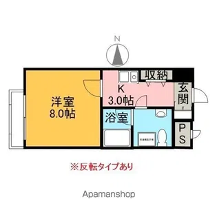 PIGEON VERT【8階】の間取り