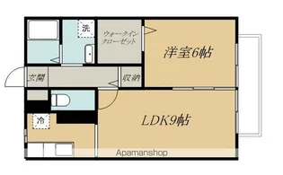 ヴィラ・アルバA棟【2階】の間取り