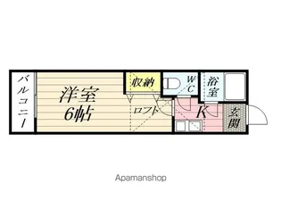 ARV上大岡【208号室】の間取り