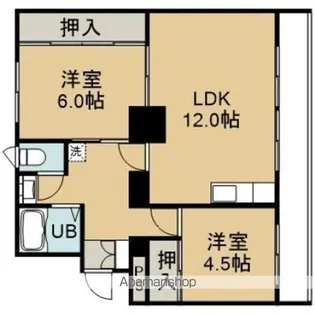 フローラ弐番館(フローラニバンカン)【3階】の間取り