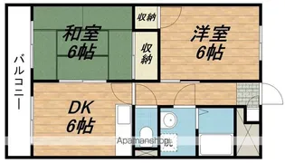 サニーコート【202号室】の間取り