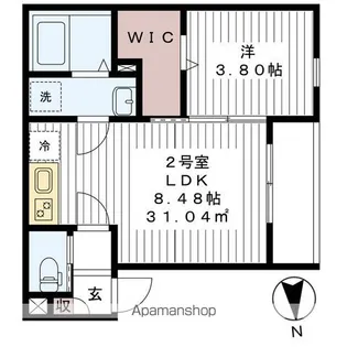 LUMO新松戸【2階】の間取り