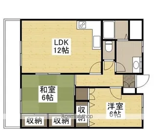 翔阿園マンション【5階】の間取り