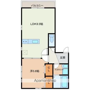 サンパークⅢ【2階】の間取り