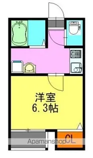 ルミエール大巌寺【1階】の間取り