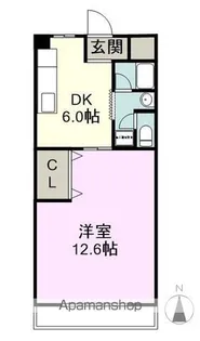 サンライズのむら【102号室】の間取り