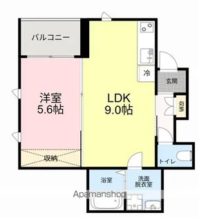 LIBERTE2【3階】の間取り