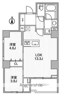 LIGHTHOUSE西新宿【2階】の間取り
