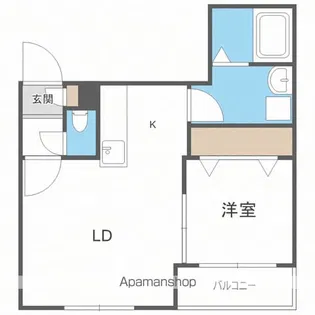 LEIA札幌【4階】の間取り