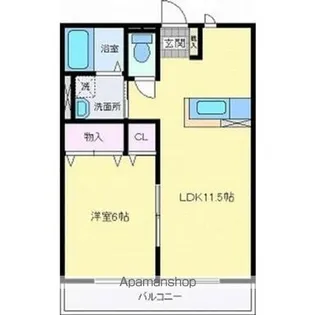 プリマヴェーラ【1階】の間取り