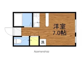 クレール信濃【1階】の間取り