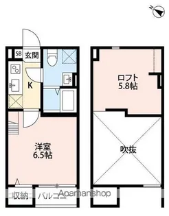 CARPE DIEM堺【101号室】の間取り