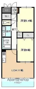 エミネンスオタイ【2階】の間取り
