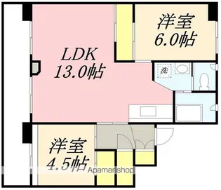 VILLAGE HOUSE八雲1号棟(ビレッジハウス八雲1号棟)【503号室】の間取り