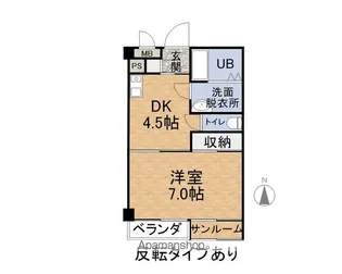 ハイツVOLDO 307【101号室】の間取り