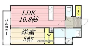 フェリシエ久留米【301号室】の間取り