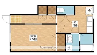 ブルーハウス【102号室】の間取り