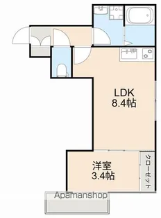 シャイニングパレス宮城野原【3階】の間取り