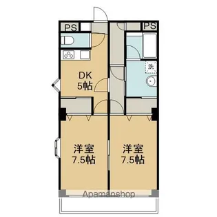 クレスト富浜【2階】の間取り