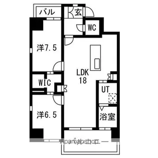 コモレビスクエア名駅北【9階】の間取り