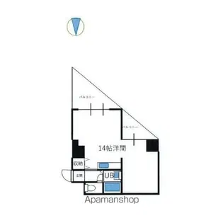 プレズ名古屋新宿【5B号室】の間取り