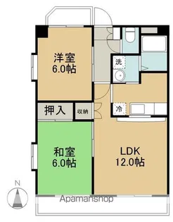 リブインサカイIII【303号室】の間取り