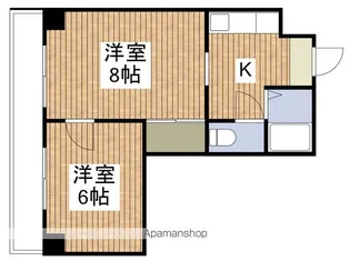 サウスサイド【3階】の間取り