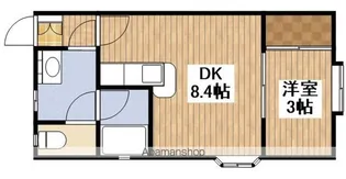 クレセントヨコイⅡ【206号室】の間取り