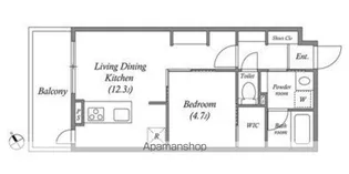 ACPレジデンス文京春日【3階】の間取り