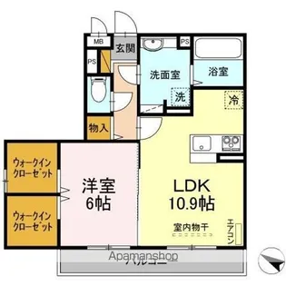 BRIGHT(ブライト) A【2階】の間取り