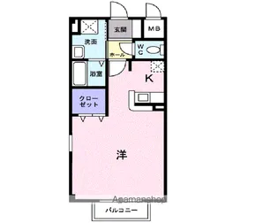メゾン ド プラティークA【1階】の間取り