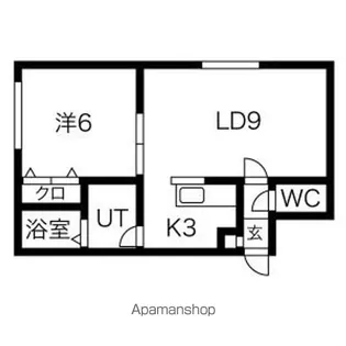 ステージノア豊平【301号室】の間取り