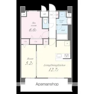 セイワパレス吹上公園【7階】の間取り