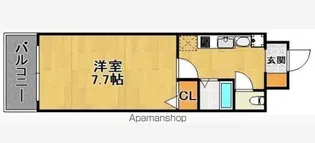 サンセット室見【2階】の間取り