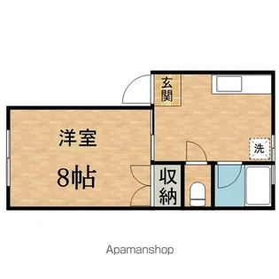 青木葉ハイツ1【2階】の間取り