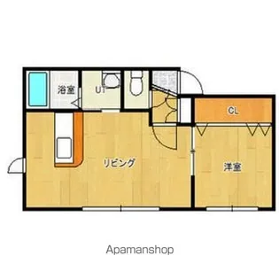 グランツ【101号室】の間取り