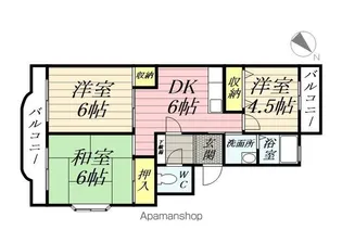 アゼリア岡津【3階】の間取り