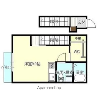 クリスチーネ【2階】の間取り