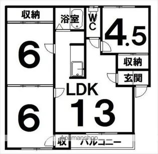 田中マンション【101号室】の間取り