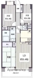 アーバンみらい石神井公園【3階】の間取り