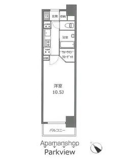 ラメール横浜【3階】の間取り