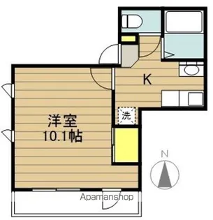 メイプルリーフ北戸田【3階】の間取り