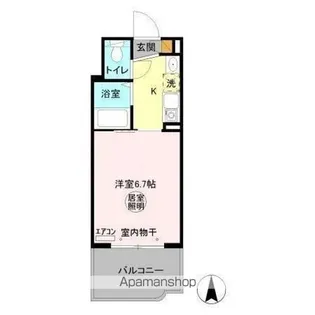 パティオ坂巻【1階】の間取り